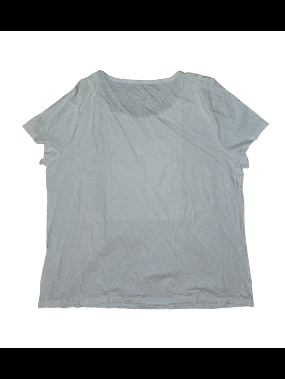 Talbots Light White Short Sleeve Women's Tee